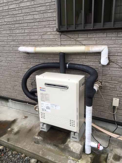 給湯器交換工事|宇都宮市板戸町 S様邸(2016.02.02)