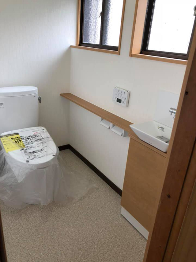 和式から洋式へトイレのリフォーム工事|栃木県下都賀郡壬生町S様邸(2018.10.11)