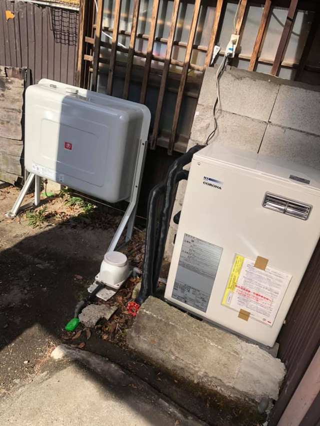給湯器交換工事|栃木県日光市X様邸(2019.02.01)