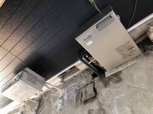 給湯器交換工事|栃木県栃木市・岩舟町O様邸(2019.03.05)