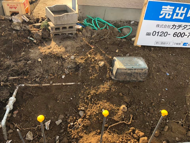 外部水栓設置工事|栃木県鹿沼市K様邸(2020.02.10)