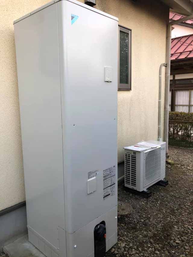 エコキュート交換工事|栃木県大田原市F様邸(2020.12.15)