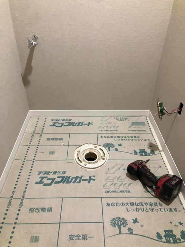 マンションのトイレ交換と給湯器交換工事|宇都宮市内マンション(2021.04.05)