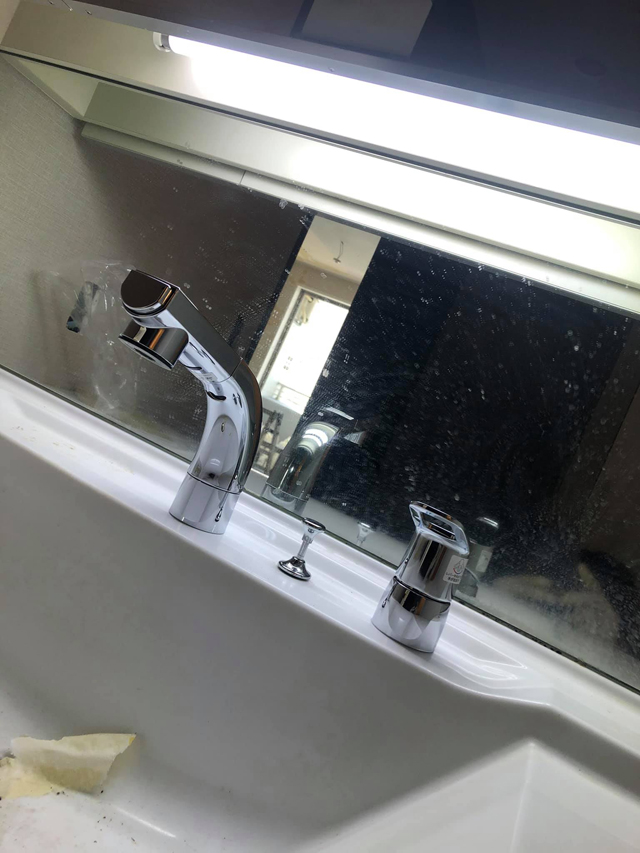 マンションリフォームに伴う水圧テストと器具付け工事|宇都宮市内マンション(2021.04.26)