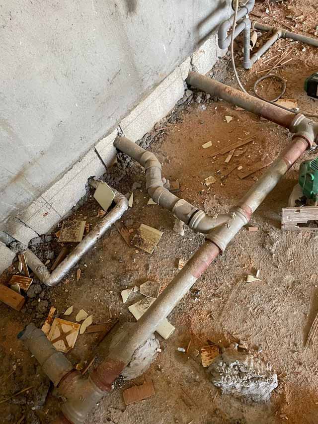 マンション配管の全面引き直し工事|宇都宮市内マンション(2021.10.04)