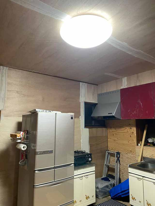 キッチン交換、キッチンのリフォーム工事|栃木県那珂川町O様邸(2021.12.02)