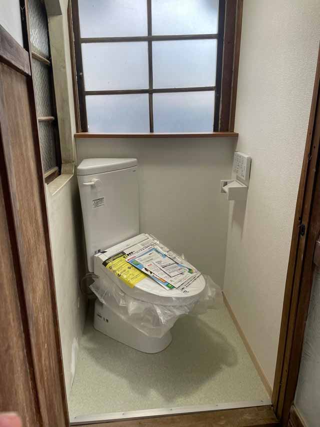汲み取り式から、水洗トイレにリフォーム工事|小山市E様邸(2022.01.08)