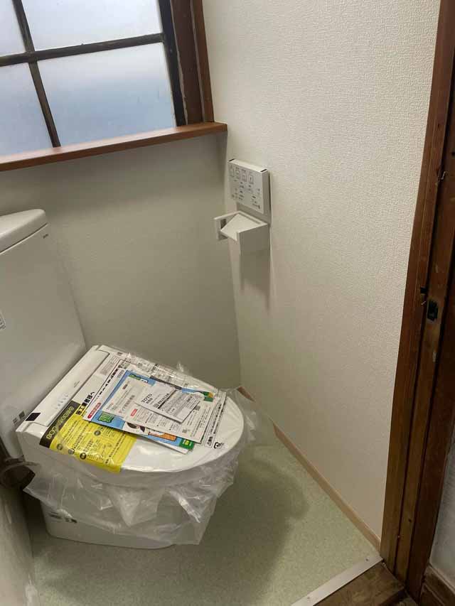 汲み取り式から、水洗トイレにリフォーム工事｜小山市E様邸(2022.01.08)