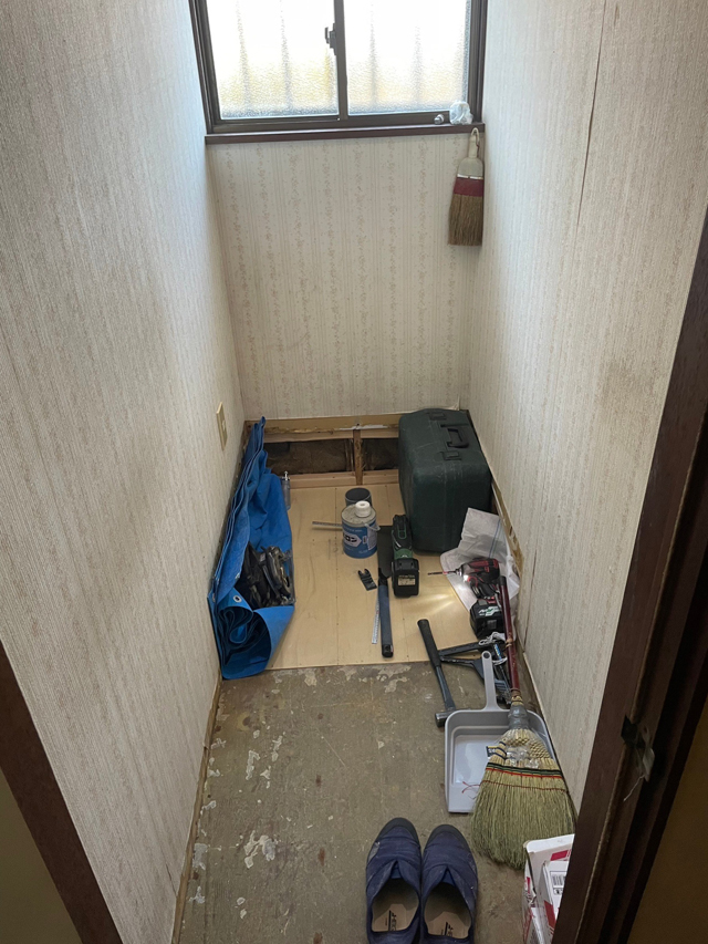 トイレリフォーム工事|那須塩原市K様邸(2022.10.26)