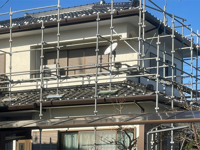 外壁塗装と雨樋交換工事｜下都賀郡壬生町J様邸(2022.12.12)