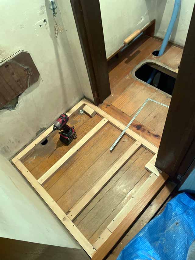 汲み取り式から、水洗トイレにリフォーム工事|那須塩原市G様邸(2022.12.26)