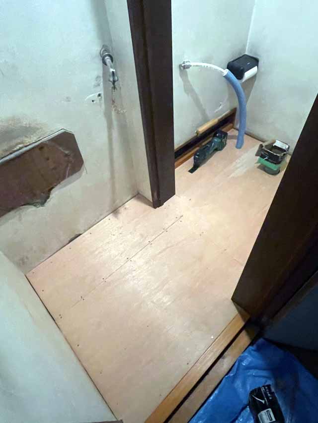 汲み取り式から、水洗トイレにリフォーム工事|那須塩原市G様邸(2022.12.26)