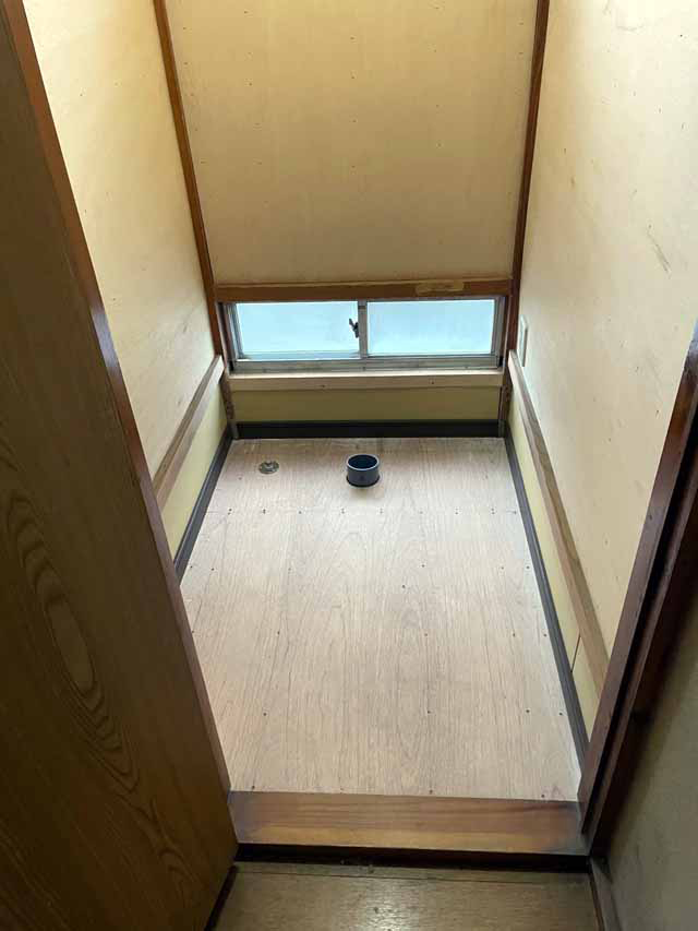 汽車便器トイレから水洗フラットトイレにリフォーム工事|茨城県笠間市H様邸(2023.01.21)