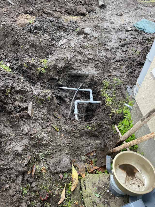 外部排水工事|宇都宮市S様邸(2023.04.06)