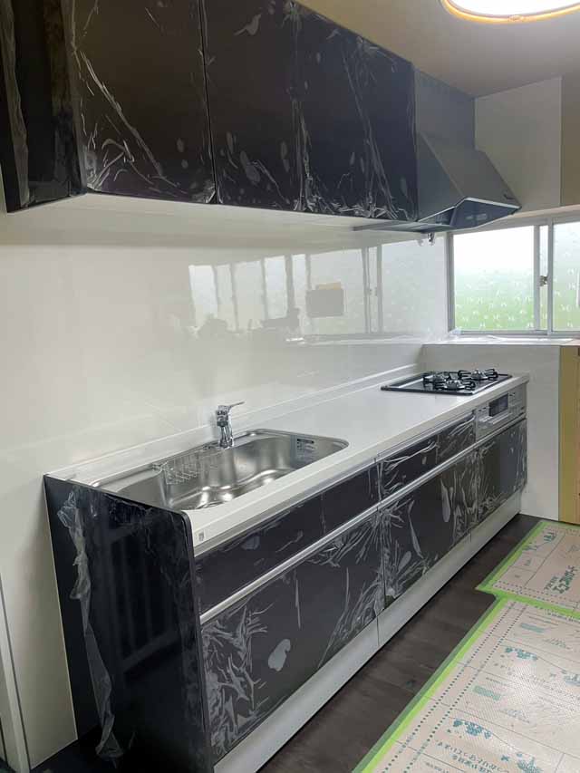 キッチン交換、キッチンのリフォーム工事|栃木県小山市A様邸(2023.08.04)