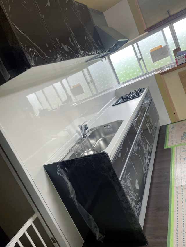 キッチン交換、キッチンのリフォーム工事|栃木県小山市A様邸(2023.08.04)