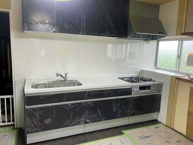 キッチン交換、キッチンのリフォーム工事|栃木県小山市A様邸(2023.08.04)